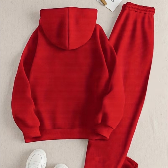 Red Women's Joggers - Picture 3 of 6